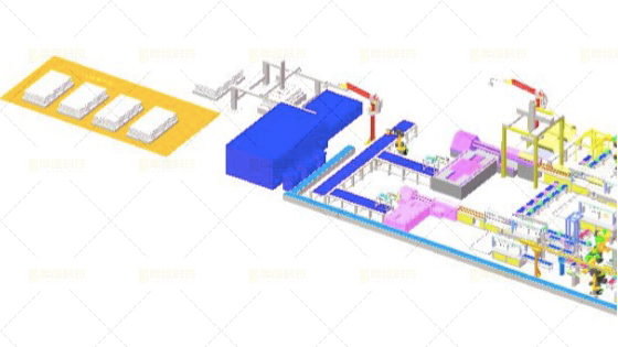 機器人焊接生產線布局圖